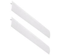 Alipis Remplisseur de Poêle en Silicone Blanc 2pcs Résistant la Chaleur Empreintes Digitales pour Bouche-pores du Comptoir de Cuisinière Moderne