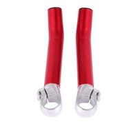 Alipis Repose-Bras Vélo Métal Rouge Antidérapant et Confortable pour VTT et Vélos Route Contrôle Renforcé Descente et Tout-Terrain