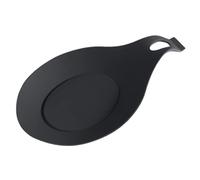 Alipis Repose-cuillère En Silicone Alimentaire, Grand Support Résistant Haute Température, Noir, Pour Ustensiles Cuisine, Plan De Travail Et Cuisson, Accessoire La Cuisine Pratique Et Solide
