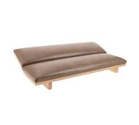Alipis Repose-main pour Manucure Coussin pour Ongles PU et Bois Antidérapant Support Stable pour Salon de Manucure Femmes Couleur Terre Cuite