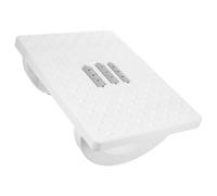 Alipis Repose-Pieds Oscillant Blanc Bureau Marchepied Antidérapant pour Bureau et Maison Tabouret Ergonomique pour Soulager Jambes Fatiguées et Améliorer Posture Assise