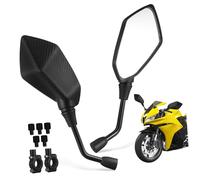 Alipis Rétroviseurs Rotatifs Durables pour Guidon Scooter Utv avec Angles Ajustables et Large Champ