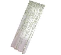 Alipis Rideau Voilage Fenêtre 100x250 Cm en Polyester Transparent Léger Moustiquaire Fenêtre D'intimité Décoration Salon Chambre Lot Unique