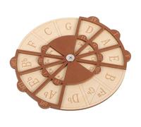 Alipis Roue du Cycle des Outil Apprentissage des Accords de Guitare Aide Visuelle pour Débutants et Élèves Pratique Guitare