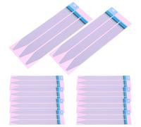 Alipis Ruban Adhésif pour Batterie Smartphone - 8 Feuilles Autocollants de Remplacement pour Batterie - Bandes Adhésives Rouges Faciles à Découper - Réparation Piles et Télécommandes -