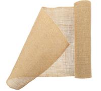 Alipis Ruban de Lin DIY Soi-Même Ruban D’Emballage Présent Multifonction en Lin Naturel de Table 5 CM X 5 M Facile à Couper pour Décoration Mariage Fêtes et Créations Artistiques