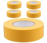 Alipis Ruban de Marquage Jaune en Pvc sans Adhésif 5pcs pour Marquage Rapide et Polyvalent Lors de Mesures et Signalisation de Zones Dangereuses