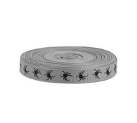 Alipis Ruban en Polyester pour Emballage Présent Halloween Motif Festif, Largeur Précise pour Création de Nœuds DIY Élégants et Décorations Saisonnières