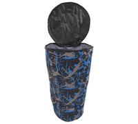 Alipis Sac de Transport Djembé Africain Imperméable Camouflage Bleu Sac à Dos Multi-usage pour Tambour et Accessoires Design Ergonomique Confortable