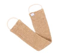 Alipis Sangle Exfoliante pour Dos Jute et Ramie Serviette de Bain Naturelle pour Gommage Corps Nettoyant Léger et Portable Convient Aux Bras Jambes Poitrine Dos Soin Peau Quotidienne