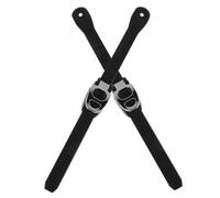 Alipis Sangles de Patin à Glace Réglables avec Boucle Cœur et Vis Noires | Caoutchouc PVC, Remplacement DIY pour Patins et Coques, Ajustement Précis, Lot de Deux Jeux de Vis