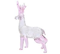 Alipis Sculpture Cristal de Cerf Mignon Figurine Décorative de Bureau pour Maison et Jardin Ornement de Décoration Unique pour Offrir