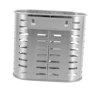 Alipis Seau Égouttoir Multifonction Acier Inoxydable Rangement Ustensiles Cuisine et Pratique Support Drainant pour Couverts et Baguettes Conteneur Polyvalent pour Organiser Vaisselle