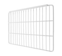 Alipis Séparateur de Panier pour Congélateur 435 X 30 CM en Acier Inoxydable Barrière Latérale Grille Métallique Blanche Robuste Étagère de Rangement Interne Multifonction pour