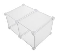 Alipis Séparateurs D'étagères De Congélateur Polyvalents En Plastique Panier De Congélateur Compartimenté 2 Cases Dimensions 19x36x24 Cm Compatible Réfrigérateur Rangement Optimisé Pour Aliments