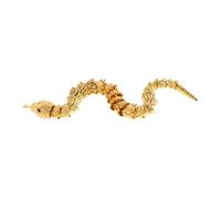 Alipis Serpent Métal Décoration Traditionnelle Chinoise Ornement de Bureau et Voiture Symbole de Sagesse et Sculpture Réaliste pour Nouvel an