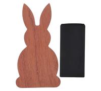 Alipis Serrage-Livres Lapin en Bois D’eben, Support Décoratif et Organiseur D’étagère de Bureau Compact, Accessoire pour Rangement Livres et Magazines, pour Bureau et Maison, Étagère