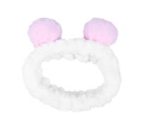 Alipis Serre Tête Femme Oreilles de Panda Bandeau Élastique Confortable Accessoire pour Cheveux Rose