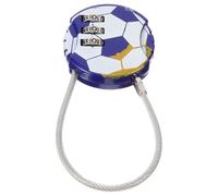 Alipis Serrure à Combinaison en Câble Acier 3 Chiffres, Mini Cadenas de Sécurité pour Armoire, Valise et Casier, Design Casque de Football Créatif, Léger et Portable, Verrou de Placard