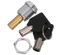 Alipis Serrure Tubulaire à Clé Identique pour Distributeur Automatique de Bonbons - Jeu Complet de Serrures et Clés de Rechange Sécurisées - Verrou Cylindrique Robuste pour Couvercle de