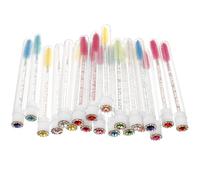 Alipis Set de 20 Tubes de Mascara Vides Flacons Transparents Pratiques pour Application Uniforme du Mascara avec Brosses à Cils en Fibre Synthétique pour Usage Plusieurs styles