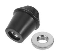 Alipis Set de Caoutchouc Antidérapants pour Pied de Grosse Caisse avec Écrou Stabilisateur Fileté de Batterie Protection Sol Compatible Accessoires Percussion