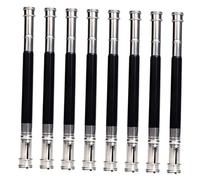 Alipis Set de Rallonges de Crayon Double Tête Acier Inoxydable Support Pratique pour Prolonger la Durée Usage des Crayons Courts Au Bureau École