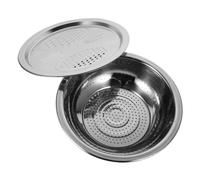 Alipis Set Râpe Acier Inoxydable avec Passoire et Panier Égouttoir Multifonction pour Légumes Fruits Riz Cuisine Pratique
