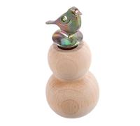 Alipis Sifflet Oiseau Créatif Forme de Gourdier Blanc Musical Manuel pour Garçon Fille Apprentissage des Sons Réalistes Accessoire Ludique et Décoratif pour Observation et Dressage