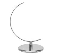 Alipis Socle de Globe Terrestre Métallique 25 Cm Rotatif, Base de Globe Géographique pour Bureau et Salle de Classe, Support Interactif Compact pour Apprentissage et Décoration