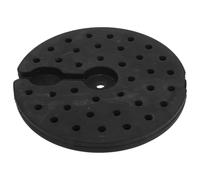 Alipis Socle de Lampe à Poids en Plastique Noir Surface Lisse pour Prévenir les Accidents, Base Moderne et Simple pour Lampadaires à Monter Soi-même