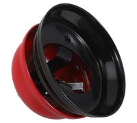 Alipis Sonnette de Service Restaurant Rouge Mini Cloche à Pression pour Appel Rapide Du Personnel Réception Comptoir Hôtel Bureau Jeu Concours