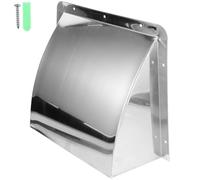 Alipis Sortie D’Échappement en Acier Inoxydable 20 CM sans Grille Hotte D’Extraction de Ventilation Extérieure Anti-Pluie Conduit D’Évacuation Solide pour Hotte Aspirante Cuisine