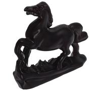 Alipis Statue de Cheval Feng Shui Sculpture Vintage Animale Figure Chinois Décoration pour Maison Bureau Salon et Étagère pour an
