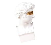 Alipis Statue de David Sculpture Délicate et Chic en Résine Blanche Ornement Élégant pour Décoration Intérieure pour Maison et Ambiance Détendue