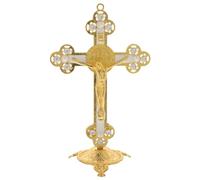 Alipis Statue De Jésus Décoration Croix Élégante Pour Bureau Et Maison Figurine Catholique De Ornement Minimaliste Pour Intérieur