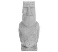 Alipis Statue Moai Décoratif Ornement Lifelike pour Aquarium Et Décoration De Table pour Aménager Votre Espace avec Style