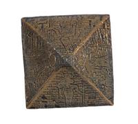 Alipis Statue Pyramide Dorée Vintage pour Garçon Fille Et Adultes Décoration Thématique Égyptienne Ancienne Et Figurines Collectibles pour Tabletop