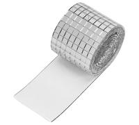 Alipis Sticker Carrelage Mosaïque Autocollant Mural DIY Argentées Décoration pour Cuisine Salle de Bain Chambre Adhésif Résistant et Réaliste