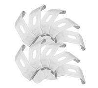Alipis Stores verticaux pièces détachées 10 pièces en Acier Inoxydable Accessoires universels Remplacement Facile pour hôtels et Maisons Couleur Aléatoire