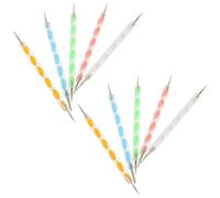 Alipis Stylets à Bille pour Argile, Lot de 10, Outils de Gaufrage | Acrylique et Métal, pour Pâte Polymère, Dessin et Traçage au Carbone, Créateurs Débutants ou Experts