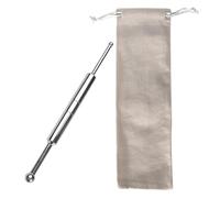Alipis Stylo de Massage Acupuncture pour Points de Déclenchement Outil Manuel Acier Inoxydable pour Tissus Profonds du Corps