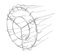 Alipis Support à Brochettes Acier Inoxydable Pour Friteuse à Air Pour Rôtissoire à Poulet Support Vertical Pour Barbecue Et Cuisson De Légumes