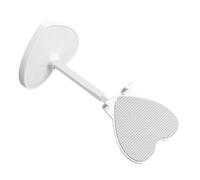Alipis Support de Bureau pour Smartphone et Tablette de Cœur Blanc, Pliable Position de Visualisation Confortable et Patin Antidérapant en Silicone