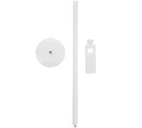 Alipis Support de Carte Graphique Réglable Blanc Aimant Support Antidérapant pour Gpu Vertical Extensible pour Ordinateur Accessoire Informatique pour Boîtier Prévention