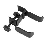 Alipis Support de Casque de Bureau Multifonction sans Perçage, Crochet Double pour Casques Audio, Finition Noire Mate, Compatible Bureaux Épais, pour Organisation Gaming et Espace de