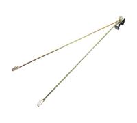 Alipis Support de Drapeau National Réglable en Acier Inoxydable Argenté | Structure Stable, Installation Facile, Réduit le Mouvement du Drapeau, pour Célébrations et Montages Temporaires