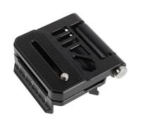 Alipis Support de Fixation Rapide en Alliage d'Aluminium de L pour Caméra Reflex Numérique Plaque Pliable pour Montage Vertical et Horizontal Accessoire Léger et Portable Compatible