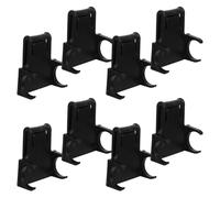 Alipis Support de Lampe Frontale 6,3x6x2,8 Cm 8 Pièces pour Casque de Soudage Noir en Plastique Base Stable pour Éclairage sans Utilisation des Mains Lors de Sessions de Soudage