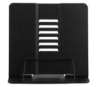 Alipis Support de Lecture Réglable en Fer Noir, Pupitre Multifonctionnel pour Bureau et Maison, Étagère D’apprentissage pour Élèves, Repose-livres Portable Surface Lisse, pour Étudier